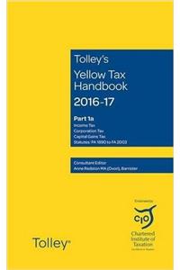 Tolleys Yellow Tax Handbook 2016-17 (6 Vol Set)