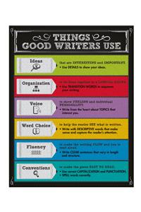 Things Good Writers Use Chart