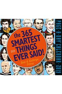 365 Smartest Things Ever Said! Page-A-Day Calendar 2019