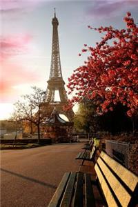 Beautiful Eiffel Tower Scenery 150 Page Lined Journal
