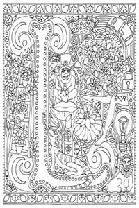 Color My Cover Journal - Creative Alphabet - L