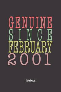Genuine Since February 2001
