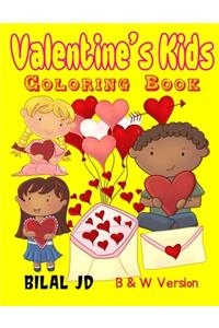 Valentine's Kids Coloring Book