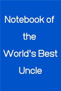 Notebook of the World's Best Uncle