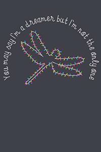 You may say Im a dreamer but im not the only one dragonfly