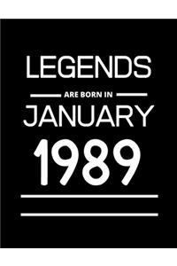 LEGENDS are born in January 1989
