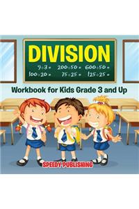 Division Workbook for Kids Grade 3 and Up