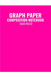 Graph Paper Composition Notebook Quad Ruled