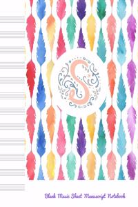 S Blank Music Sheet Manuscript Notebook