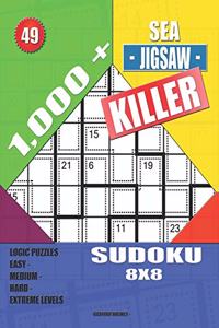1,000 + Sea jigsaw killer sudoku 8x8