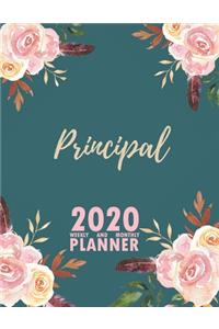 Principal 2020 Weekly and Monthly Planner