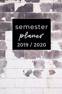 Semester Planer 2019 / 2020