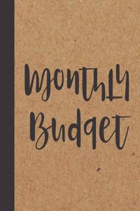 Monthly Budget