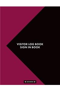 Visitor Log Book Sign in Book