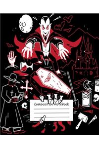 Vampire Halloween College Ruled Journal