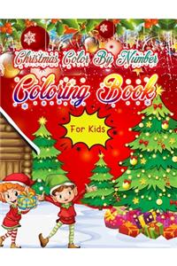 Christmas Color By Number Coloring Book for Kids