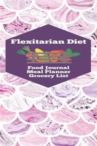 Flexitarian Diet Food Journal Meal Planner Grocery List