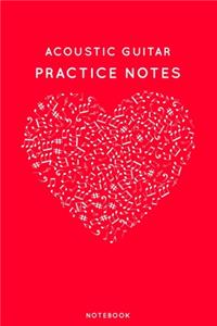 Acoustic guitar Practice Notes