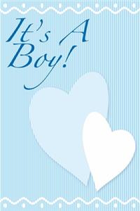 Baby Boy Memory Book With Keepsake