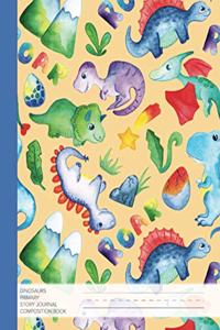 Dinosaurs Primary Story Journal Composition Book