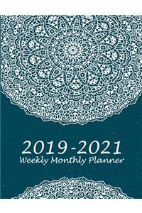 2019-2021 Weekly Monthly Planner