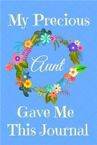 My Precious Aunt Gave Me This Journal