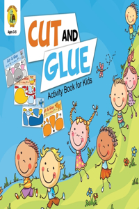 Cut and Glue Activity Book for Kids