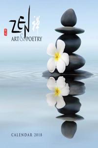 Zen Art & Poetry Wall Calendar 2018 (Art Calendar)