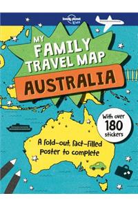 Lonely Planet Kids My Family Travel Map - Australia