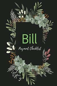 Bill Payment Checklist