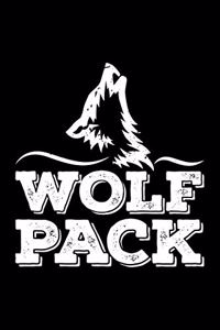 Wolf Pack: Blank Lined Journal to Write in - Ruled Writing Notebook