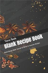 Blank Recipe Book