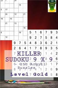 Killer Sudoku 9 X 9 - 250 Argyll Puzzles - Level Gold