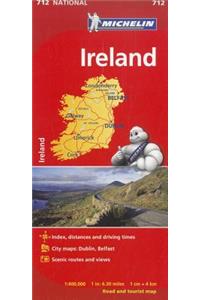Michelin Ireland Road and Tourist Map