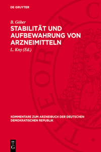 Stabilität Und Aufbewahrung Von Arzneimitteln