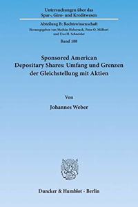 Sponsored American Depositary Shares