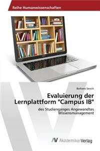 Evaluierung der Lernplattform 