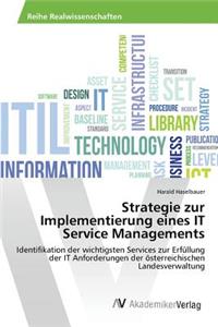Strategie zur Implementierung eines IT Service Managements