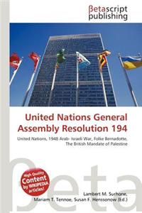 United Nations General Assembly Resolution 194