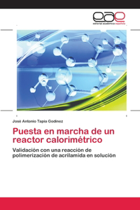 Puesta en marcha de un reactor calorimétrico