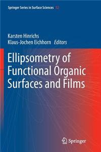 Ellipsometry of Functional Organic Surfaces and Films