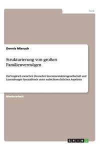 Strukturierung von großen Familienvermögen