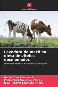 Levedura de maçã na dieta de vitelos desmamados