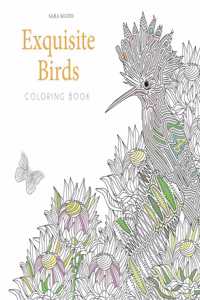 Exquisite Birds Coloring Book