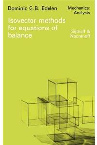 Isovector Methods for Equations of Balance