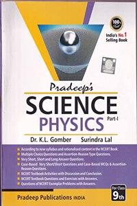 Pradeep's Science Part -1 Physics for CBSE Class 9 - Examination 2023-2024