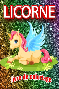 Licorne livre de coloriage