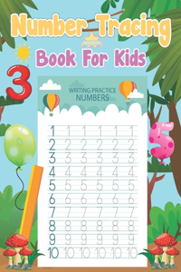 Number tracing book For Kids
