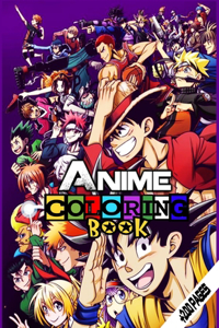 ANIME Coloring Book + 200 Pages