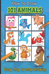 How To Draw 101 Animals Easy Stap by Stap Drawing